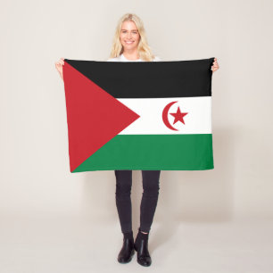 Vlag van de Sahrawi Arabische Democratische Republ Fleece Deken