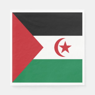 Vlag van de Sahrawi Arabische Democratische Republ Servet