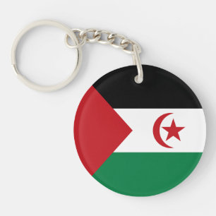 Vlag van de Sahrawi Arabische Democratische Republ Sleutelhanger