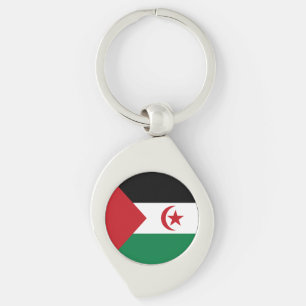 Vlag van de Sahrawi Arabische Democratische Republ Sleutelhanger