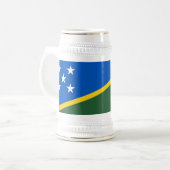Vlag van de Salomonseilanden Bierpul (Voorkant links)