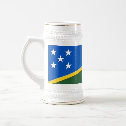 Vlag van de Salomonseilanden Bierpul (Links)