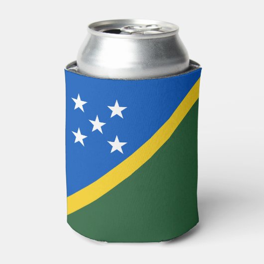Vlag van de Salomonseilanden Blikjeskoeler (Blikje Voorkant)