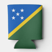 Vlag van de Salomonseilanden Blikjeskoeler (Achterkant)