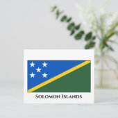 vlag van de Salomonseilanden Briefkaart (Staand voorkant)