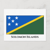 vlag van de Salomonseilanden Briefkaart (Voorkant)