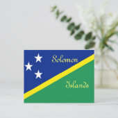 vlag van de Salomonseilanden Briefkaart (Staand voorkant)