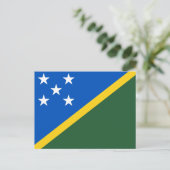 Vlag van de Salomonseilanden Briefkaart (Staand voorkant)