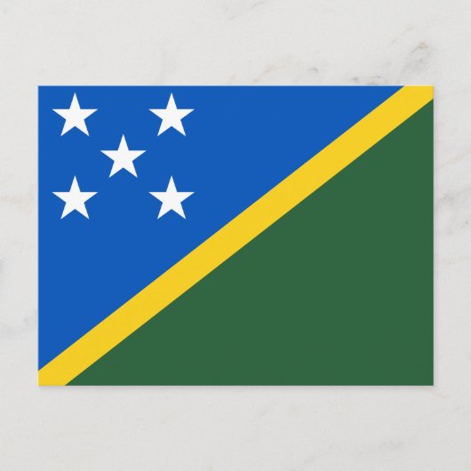 Vlag van de Salomonseilanden Briefkaart (Voorkant)