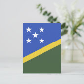 vlag van de Salomonseilanden Briefkaart (Staand voorkant)