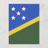 vlag van de Salomonseilanden Briefkaart (Voorkant)