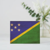 vlag van de Salomonseilanden Briefkaart (Staand voorkant)