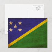 vlag van de Salomonseilanden Briefkaart (Voorkant / Achterkant)