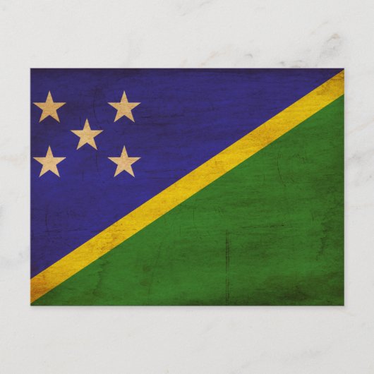 vlag van de Salomonseilanden Briefkaart (Voorkant)