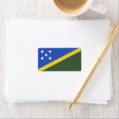 vlag van de Salomonseilanden Etiket (Insitu)