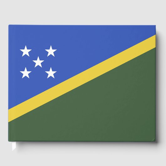 vlag van de Salomonseilanden Gastenboek (Voorkant)