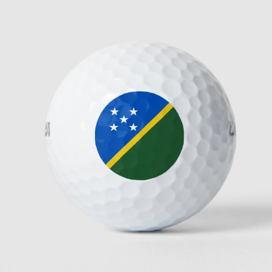 Vlag van de Salomonseilanden Golfballen (Voorkant)