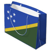 vlag van de Salomonseilanden Groot Cadeauzakje (Achterkant Gekanteld)