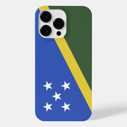 vlag van de Salomonseilanden iPhone Hoesje (Achterkant)