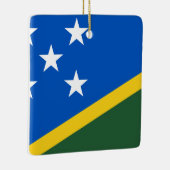 vlag van de Salomonseilanden Keramisch Ornament (Rechts)