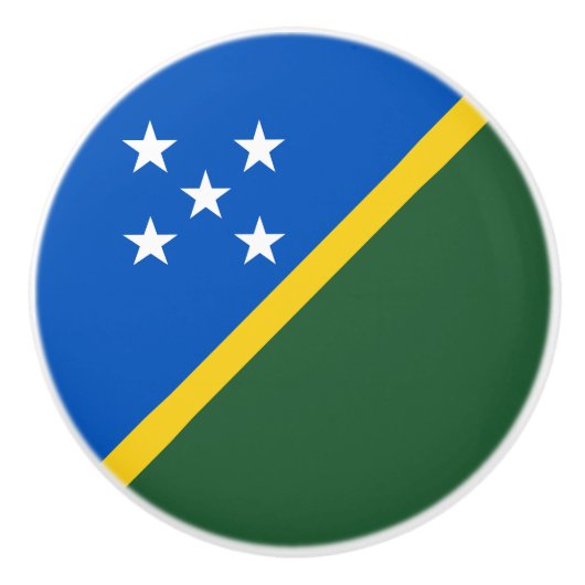 Vlag van de Salomonseilanden Keramische Knop (Voorkant)