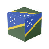 vlag van de Salomonseilanden Kubus (Achter hoekig)