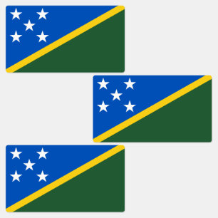 Vlag van de Salomonseilanden Labels