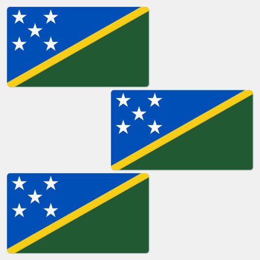 Vlag van de Salomonseilanden Labels (Groep)