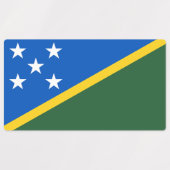 Vlag van de Salomonseilanden Labels (Design 1)