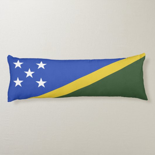 vlag van de Salomonseilanden Lichaamskussen (Achterkant)