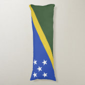 vlag van de Salomonseilanden Lichaamskussen (Voorkant Verticaal)