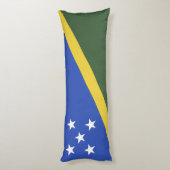 vlag van de Salomonseilanden Lichaamskussen (Achterkant (Verticaal))