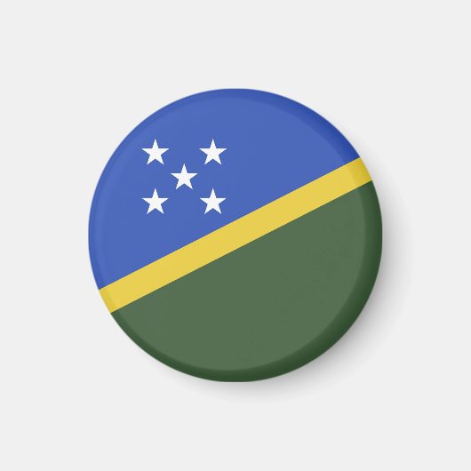 vlag van de Salomonseilanden Magneet (Voorkant)