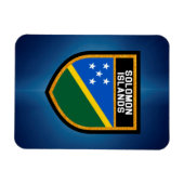 vlag van de Salomonseilanden Magneet (Horizontaal)