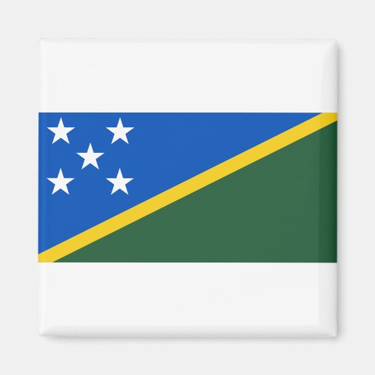 vlag van de Salomonseilanden Magneet (Voorkant)
