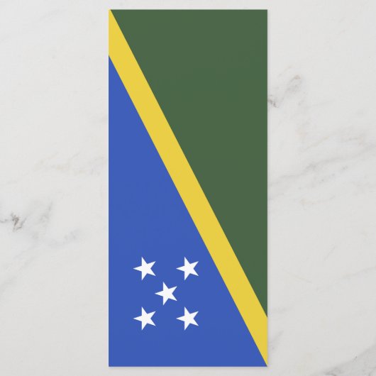 vlag van de Salomonseilanden Menu (Achterkant)