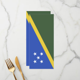 vlag van de Salomonseilanden Menu