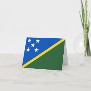Vlag van de Salomonseilanden Notitiekaart