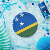 vlag van de Salomonseilanden Papieren Bordje (Feest)