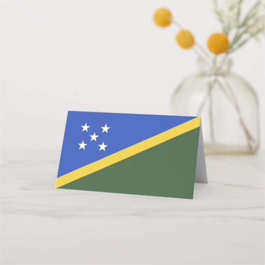 vlag van de Salomonseilanden Plaatskaartje (Voorkant)