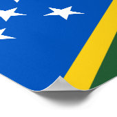 Vlag van de Salomonseilanden Poster (Hoek)