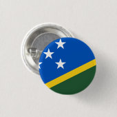 vlag van de Salomonseilanden Ronde Button 3,2 Cm (Voorkant /achterkant)