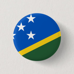 vlag van de Salomonseilanden Ronde Button 3,2 Cm