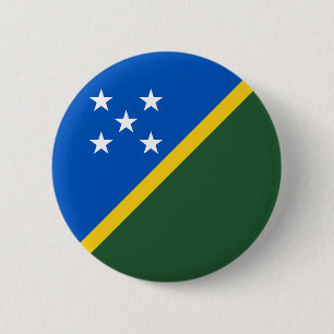 Vlag van de Salomonseilanden Ronde Button 5,7 Cm