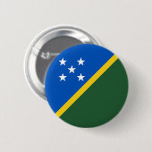Vlag van de Salomonseilanden Ronde Button 5,7 Cm (Voorkant /achterkant)