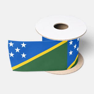 Vlag van de Salomonseilanden Satijnen Lint