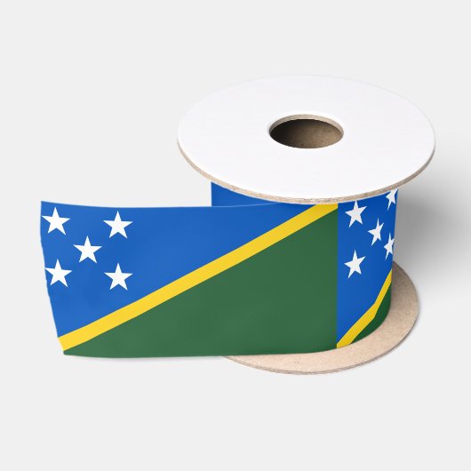 Vlag van de Salomonseilanden Satijnen Lint (Spoel)
