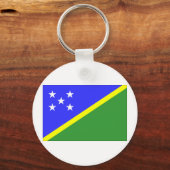 vlag van de Salomonseilanden Sleutelhanger (Voorkant)