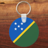 Vlag van de Salomonseilanden Sleutelhanger (Achterkant)