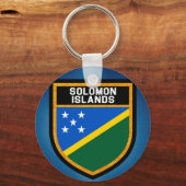 vlag van de Salomonseilanden Sleutelhanger (Voorkant)